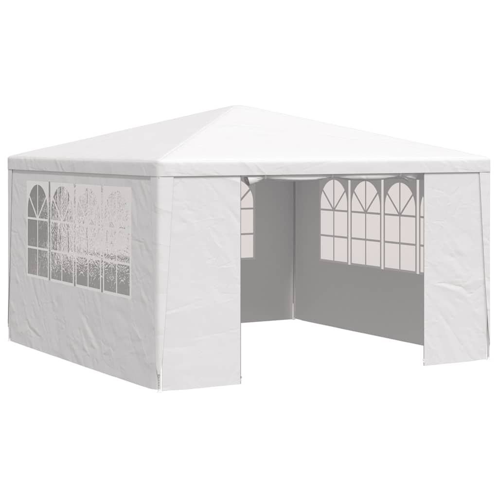 vidaXL Professional Party Tent with Side Walls 13.1'x13.1' White 0.3 oz/ftÂ²