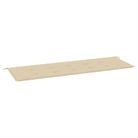 vidaXL Garden Bench Cushion Beige 59.1"x19.7"x0.8" Oxford Fabric