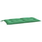 vidaXL Garden Bench Cushion Green 39.4"x19.7"x2.8" Oxford Fabric