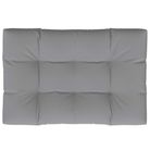 vidaXL Pallet Cushion 120x80x12 cm Grey Fabric