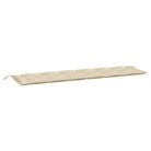 vidaXL Garden Bench Cushion Beige 78.7"x19.7"x2.8" Oxford Fabric