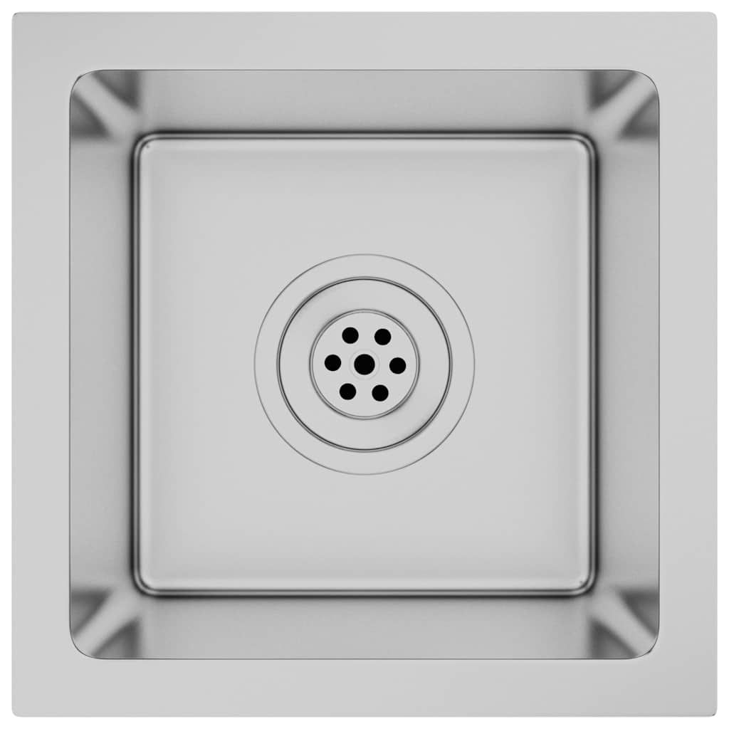vidaXL Handmade Kitchen Sink Stainless Steel