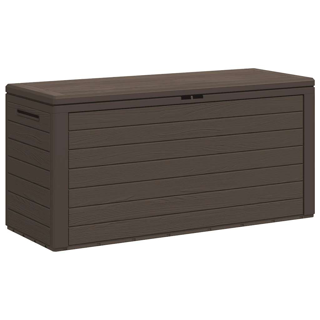 vidaXL Garden Storage Box Brown 116x44x55 cm
