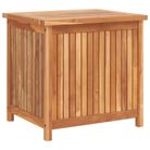 vidaXL Patio Storage Box 23.6"x19.7"x22.8" Solid Wood Teak