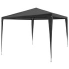 vidaXL Party Tent PE Anthracite 9.8'x9.8'