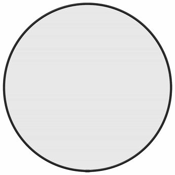 vidaXL Wall Mirror Black Ã 19.7 " Round