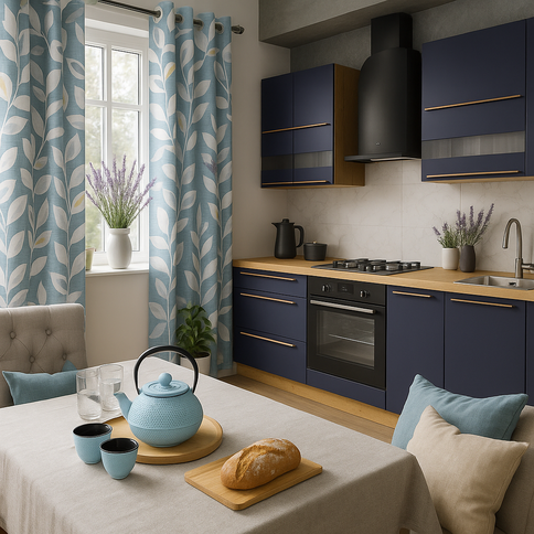 Provençal charm in blue-silver tones