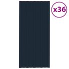 vidaXL Roof Panels 36 pcs Galvanised Steel Anthracite 100x45 cm