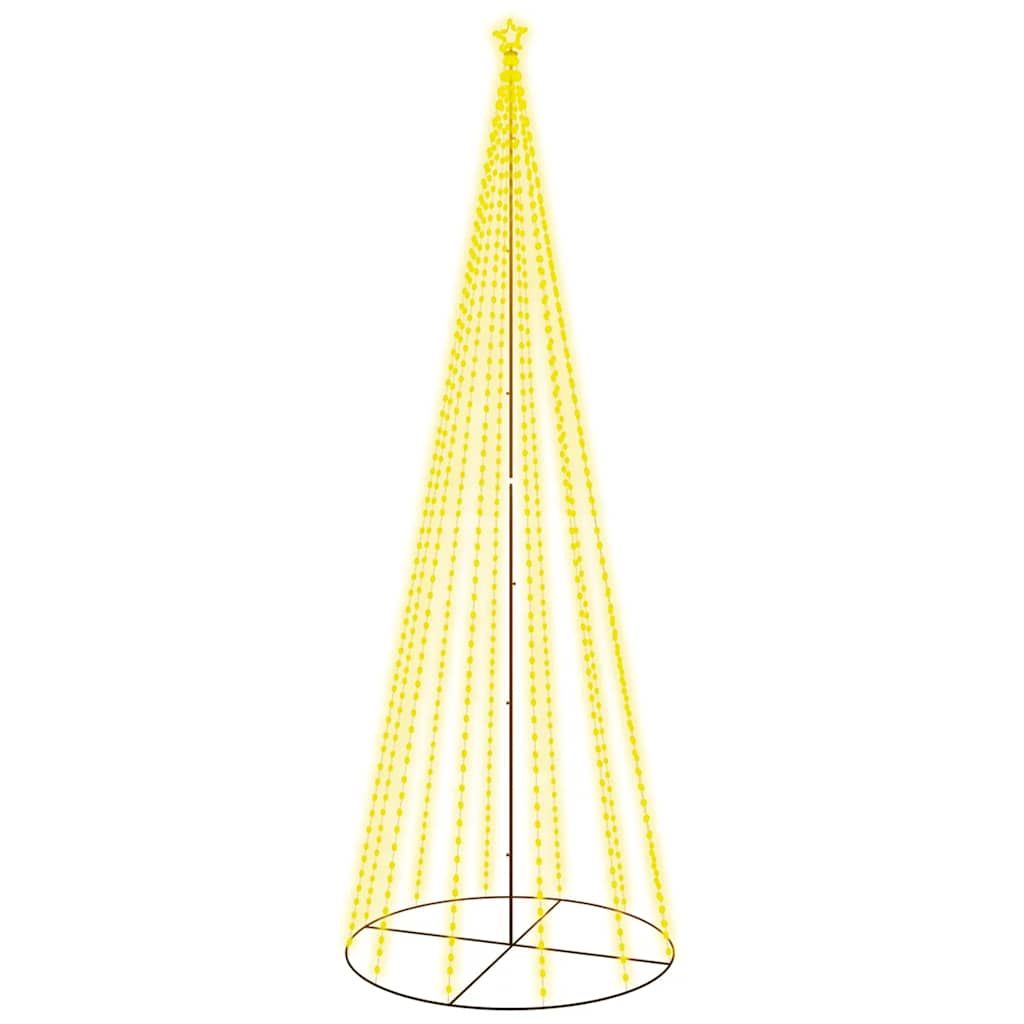 vidaXL Christmas Cone Tree Warm White 732 LEDs 5x16 ft