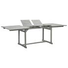 vidaXL Garden Dining Table (160-240)x100x75 cm Solid Acacia Wood
