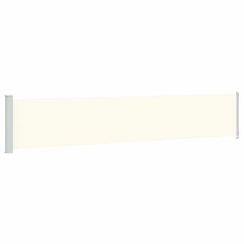 vidaXL Patio Retractable Side Awning 117x600 cm Cream