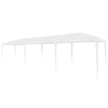 vidaXL Party Tent 9.8'x29.5' PE White