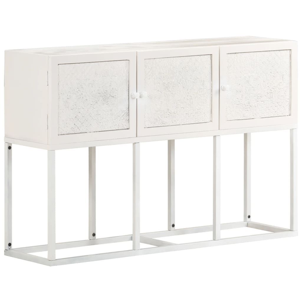 vidaXL Sideboard 115x30x76 cm Solid Mango Wood