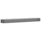 vidaXL Patio Raised Bed Galvanized Steel 199.6"x39.4"x14.2" Gray
