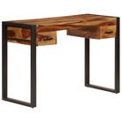vidaXL Desk with 2 Drawers 43.3"x19.7"x30.3" Solid Acacia Wood