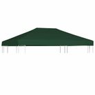 vidaXL Gazebo Top Cover 1 oz/ftÂ² 13.1'x9.8' Green