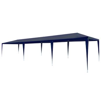 vidaXL Party Tent 9.8'x29.5' PE Blue