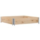 vidaXL Garden Planter 100x100 cm Solid Pine Wood