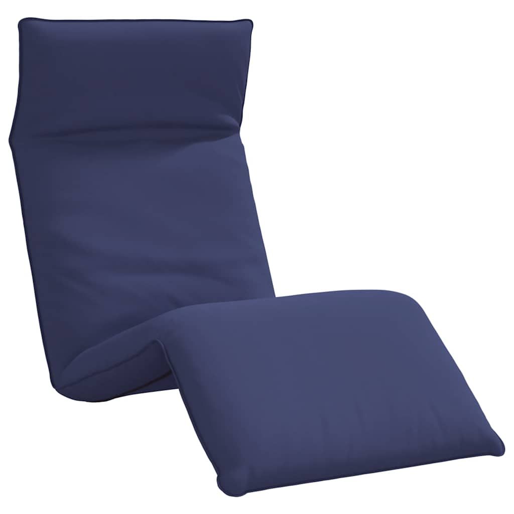 vidaXL Folding Sun lounger Navy Blue 175x54x8,5 cm Oxford Fabric