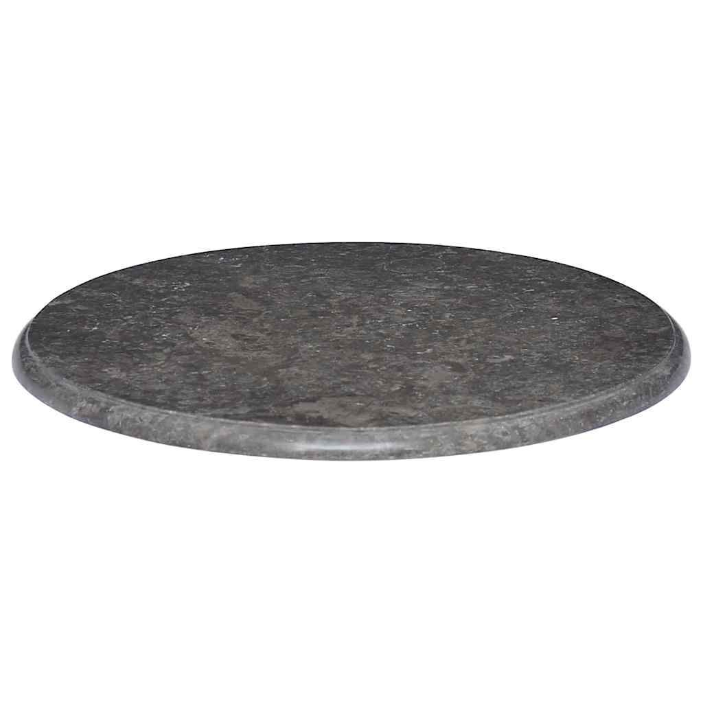 vidaXL Table Top Black Ã23.6"x1" Marble