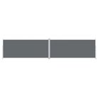 vidaXL Retractable Side Awning Anthracite 86.6"x393.7"