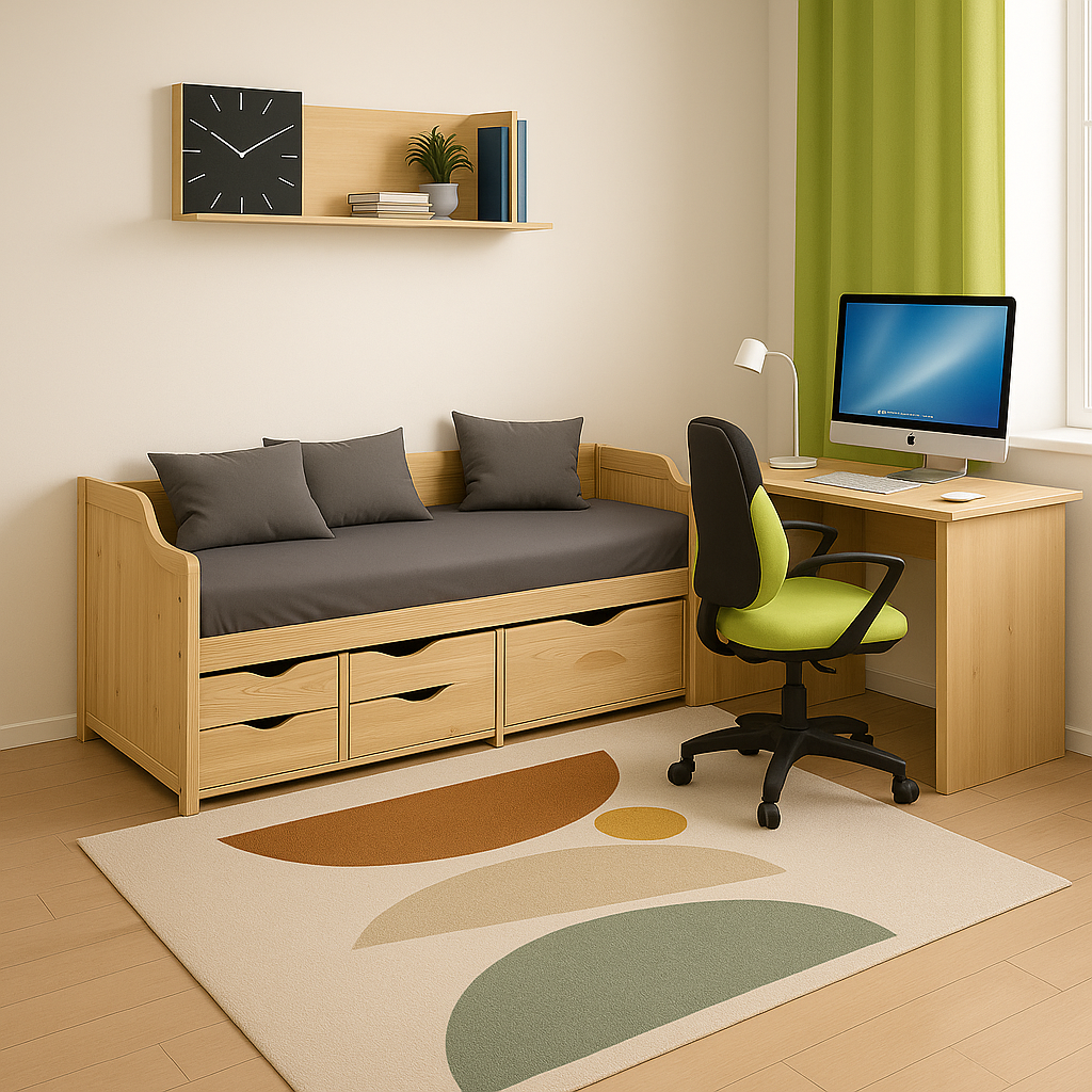 Modern children's room full of comfort