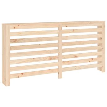 vidaXL Radiator Cover 66.5"x7.5"x33.1" Solid Wood Pine