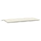 vidaXL Garden Bench Cushion Melange Cream 47.2"x19.7"x2.8" Fabric