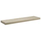 vidaXL Floating Wall Shelf Oak 90x23.5x3.8 cm MDF