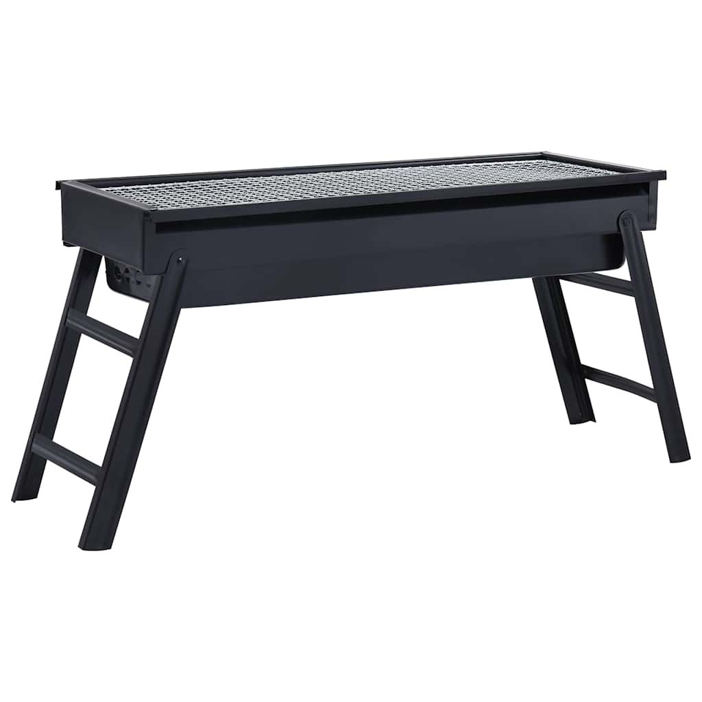vidaXL Portable Camping BBQ Grill 23.6"x8.9"x13"