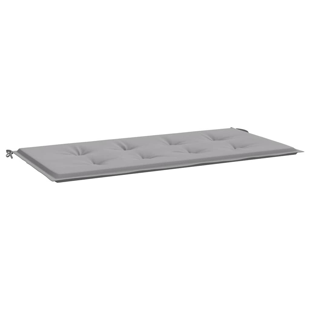 vidaXL Garden Bench Cushion Gray 39.4"x19.7"x1.6" Oxford Fabric