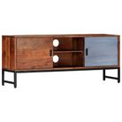 vidaXL TV Stand 47.2"x11.8"x19.3" Solid Wood Acacia