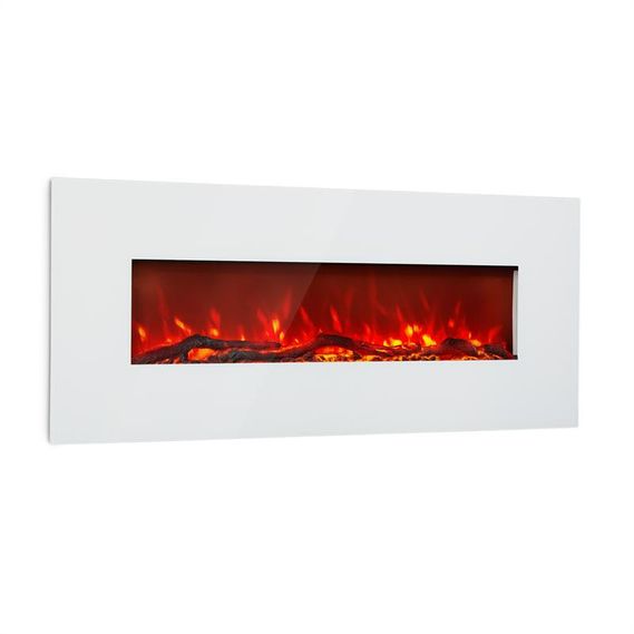 Klarstein Lausanne Long, electric fireplace, 1600 W, 2 heating levels, 128 cm