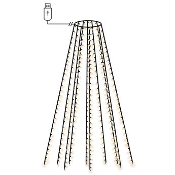 vidaXL Christmas Tree Net Lights with 150 LEDs 59.1"