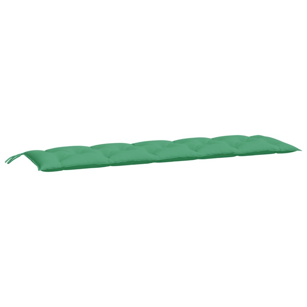 vidaXL Garden Bench Cushion Green 180x50x7 cm Oxford Fabric