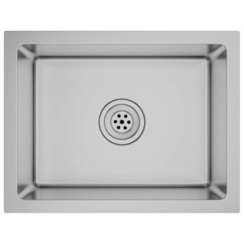 vidaXL Handmade Kitchen Sink Stainless Steel