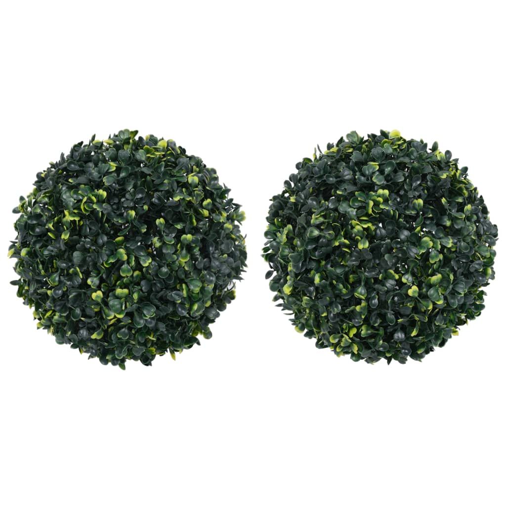 vidaXL Artificial Boxwood Balls 2 pcs 17.7"