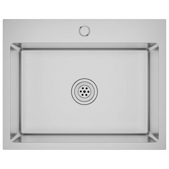 vidaXL Handmade Kitchen Sink Stainless Steel