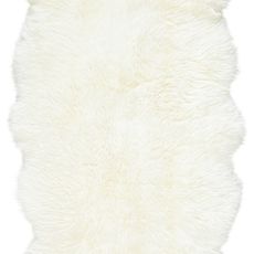 Linea Natura SHEEP FUR, 110/180 cm, white
