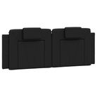 vidaXL Headboard Cushion "Viana" Black 53.9" Faux Leather