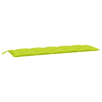 vidaXL Garden Bench Cushion Bright Green 180x50x7 cm Oxford Fabric