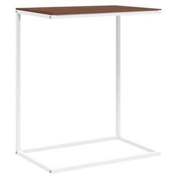 vidaXL Side Table White 21.7"x13.8"x26" Engineered Wood