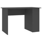 vidaXL Desk Gray 43.3"x23.6"x28.7" Engineered Wood