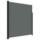 vidaXL Retractable Side Awning Anthracite 86.6x118.1"