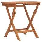 vidaXL Folding Patio Table Ã 33.5"x29.5" Solid Wood Teak