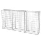 vidaXL Gabion Basket Galvanized Steel 78.7"x11.8"x39.4"