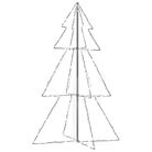 vidaXL Christmas Cone Tree 200 LEDs Indoor and Outdoor 3x5 ft