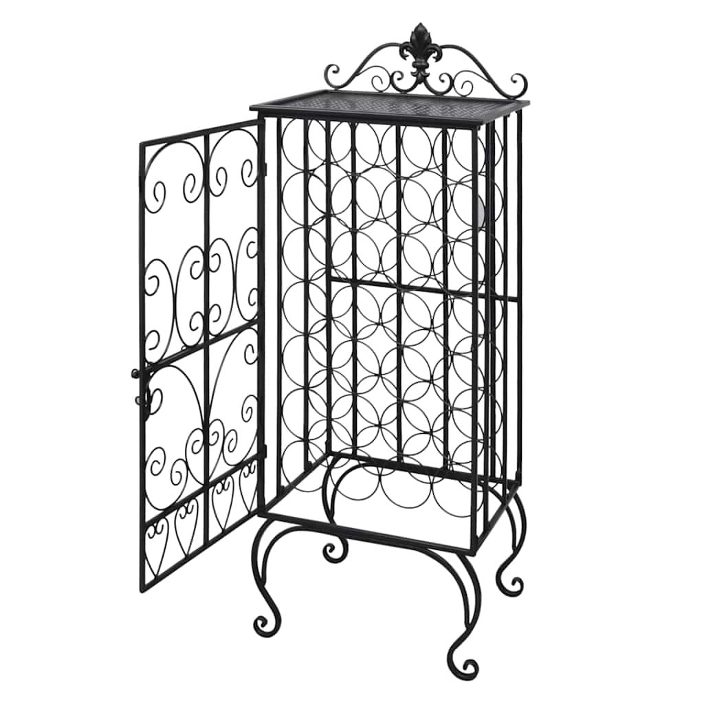vidaXL Wine Rack for 28 Bottles Metal
