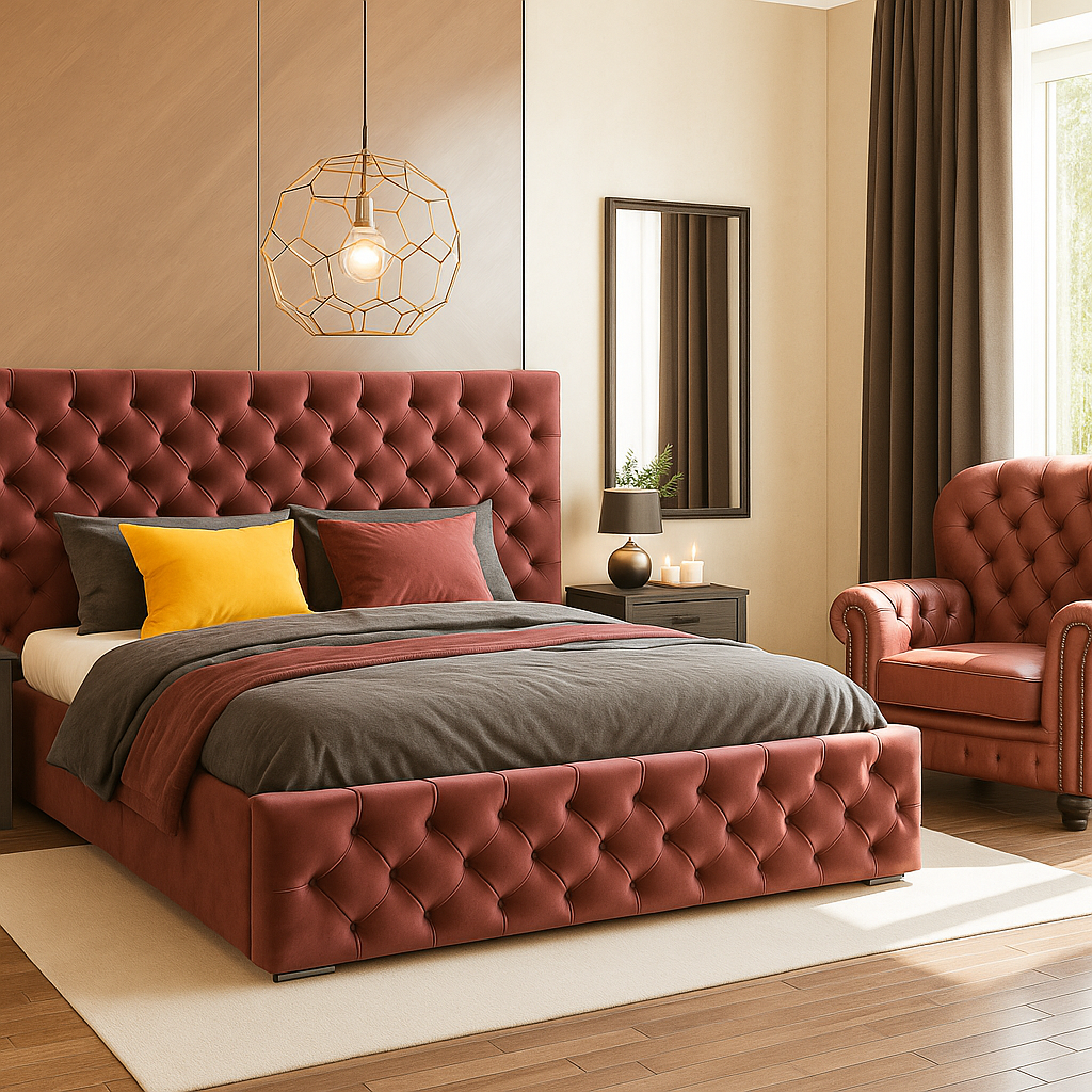 Chesterfield Elegance in the bedroom