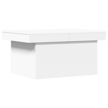 vidaXL Coffee Table White 80x55x40 cm Engineered Wood